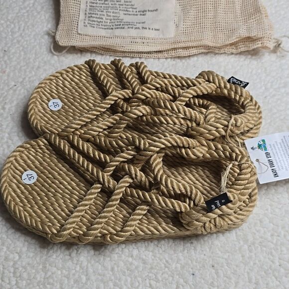 NWT Nomadic State of Mind Rope Sandals, JC Sandals For Men and Women, Unisex 37 - Picture 4 of 8